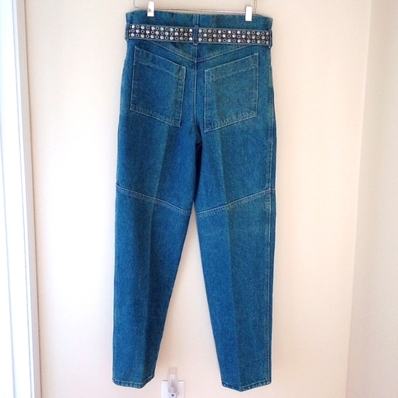 VTG Bonjour Embellished Jeans With Belt Size:Small (6/8) - Picture 11 of 11